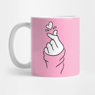 Cute Heart in Pink Mug